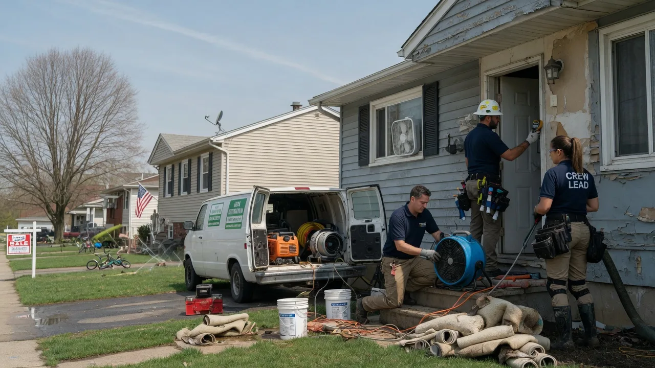 Flood Cleanup in Hustle, VA near me