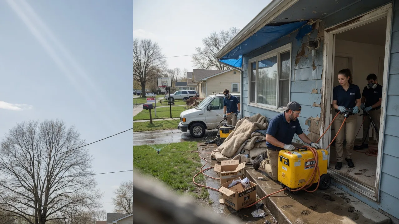 Basement Flood Cleanup in Hustle, VA near me
